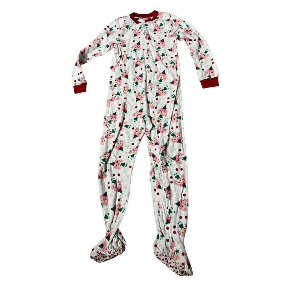 Jumping Beans Christmas Elves Pajama Footie Size 10